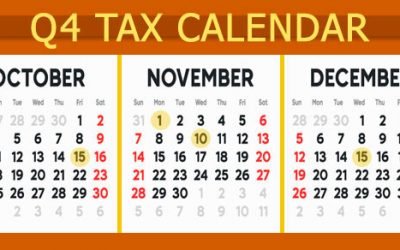 2021 Q4 tax calendar deadlines