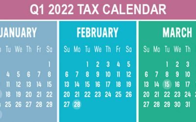 2022 Q1 tax calendar: Key deadlines for businesses and other employers